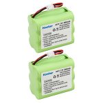 Kastar 2-Pack 7.2V 2300mAh Ni-MH Battery Replacement for ADT/Protection One Control Box Battery, JC1P-BH722 Security Control Panel Battery, DANTONA CUSTOM223, 2GIG BATT1X, 2GIG BATT2X Console