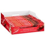 Lindt LINDOR Milk Chocolate Truffle Bar, Chocolate Candy Bar with Smooth Center, Great for gift giving, 1.3 oz. (30 Pack)