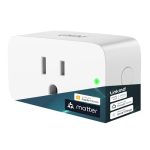 Linkind Matter Smart Plug, Work with Apple Home, Siri, Alexa, Google Home, SmartThings, Smart Outlet 15A/1800W Max, Smart Home Automation with Remote Control,Timer&Schedule, 2.4G Wi-Fi Only, 1 Pack