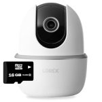 Lorex Smart Indoor Pan/Tilt Wi-Fi Security Camera with Person Detection, Two-Way Audio, and Smart Home Voice Control (2K)