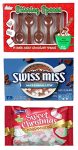 Lulu's Online Shop Swiss Miss Hot Chocolate - Spoons Christmas Marshmallows, Vanilla Flavored A Lovers Delight Bundle (Set of 1 Cocoa, Spoons, Marshmallows), Brown