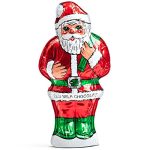 Madelaine Premium 3D Solid Milk Chocolate Santa - Christmas Decoration - American-Made & Swiss Formula - Creamy Milk Chocolate Santas Total of 6oz