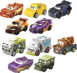 Mattel Disney Pixar Cars Toys, Micro Racers 10-Pack Mini Toy Cars, Collectible Set Inspired by Mattel Disney Movies, Kids Gifts (Amazon Exclusive)