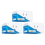 Meross Smart Plug Mini Support Apple HomeKit, Siri, Alexa, Echo and Nest Hub, App Control, Timer, 15A & Reliable Wi-Fi, No Hub Needed, 2.4G WiFi Only, 3 Pack