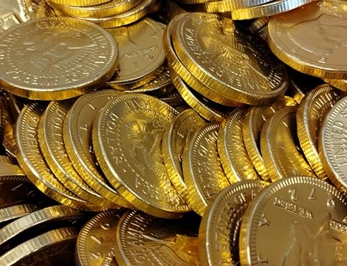 gold foil chocolate coins