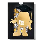 M&M'S Graduation Character Gift Box, 1 lb of M&M'S Chocolate Candies Printed With Graduation-Themed Icons, Sweet Gift to Celebrate the Graduate, Unique Gift For Him or Her