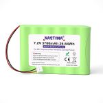 NASTIMA 7.2V 3700mAh NIMH Replacement Battery Compatible with Honeywell Alarm Lynx 5100, 5200, 5210, Lynx Touch 7000, Lyric Controller Lyric Keypad LCP500-L LYNXRCHKIT-SHA LCP500-4B