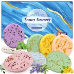 OYEKEEP Shower Steamers Aromatherapy - Christmas Gifts Stocking Stuffers for Women and Men, 8 Pcs Shower Bombs with Natural Essential Oil, Stree Relief&Self Care&Relaxation Birthday Gift for Her Blue