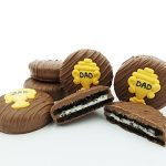 Philadelphia Candies Milk Chocolate Covered OREO Cookies, Dad Trophy Father's Day Gift 8 oz