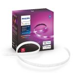 Philips Hue Indoor 6-Foot Smart LED Light Strip Plus Base Kit - Color-Changing Single Color Effect - 1 Pack - Control with Hue App - Works with Alexa, Google Assistant and Apple HomeKit