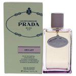 Prada Les Infusions Oiellet Eau de Parfum, 3.4 Ounce, clear