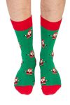 Santa Christmas Socks For Him | Santa Claus Fun Socks Gift for Men | Happy Gift Socks Xmas Present for Dad | Socks for Mum (Santa)