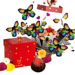 SendaCake Love Flying Butterfly Surprise Explosion Gift Box for Holidays, Christmas, Birthdays, Anniversaries, and Celebrations - Delicious Cakes for Delivery - Gift for All Ages & Ideal for All Occasions