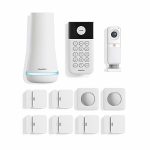 SimpliSafe 11 Piece Wireless Home Security System Gen 3 with Wireless Indoor HD Camera - Optional 24/7 Professional Monitoring - No Contract - Compatible with Alexa and Google Assistant,White