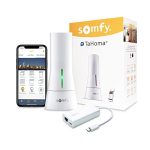 Somfy TaHoma Hub - Smart Home Gateway for RTS Blinds, Shades, Awnings - Works with Alexa, Google Assistant, Philips Hue - Integrate with Brilliant & SmartThings - Wifi or Ethernet #1811731 & 1870470