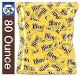 SupplyTiger Bundle of Peanut M&M's Fun Size Bulk Candy 80oz Party Favor Bags Office Snacks