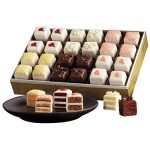 The Wisconsin Cheeseman Incredible Petits Fours - Premium Mini Layer Cake Treats, Chocolate Fudge, Red Velvet, Strawberry Shortcake, Royal Vanilla, Lemon Mist, Carrot Spice Cakes, Gift