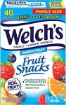 Welch's Fruit Snacks, Mixed Fruit, Perfect Stocking Stuffer for Kids, Gluten Free, Bulk Pack, 0.8 oz Individual Single Serve Bags 40 Count (Pack of 1)