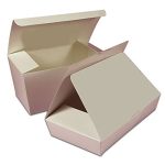 White 1 Lb Ballotin Candy Boxes | Quantity: 50 | Width: 3 3/4"