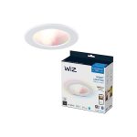 WiZ Connected WiZ Color High Lumen 6-Inch Smart Retrofit Downlight, Extra Bright, Compatible with Alexa, Google Assistant and Siri Shortcuts, Bluetooth Compatible, No Hub Required, 1-Pack