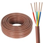 YDDECW Thermostat Wire - 18/5 100FT Solid Copper 18 Gauge 5 Conductor Power Circuit Cable for Heating & air Conditioning Equipment, doorbells and Other Indoor/Outdoor Low Voltage Applications Use