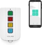 YOLINK FlexFob Programmable 4-Button Smart Fob - Device & Scene Control, Trigger Alexa & IFTTT, Home Assistant, LoRa Extreme Long (up to 1/4 Mile Open-air) Range (Hub Required for Full Functionality)