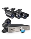 ZOSI 3K Lite Security Camera System with AI Human Vehicle Detection,H.265+ 8CH HD TVI Video DVR Recorder with 4X HD 1920TVL 1080P Indoor Outdoor Weatherproof CCTV Cameras,Remote Access,1TB Hard Drive