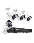 ZOSI H.265+ Full 1080p Home Security Camera System Outdoor Indoor, 5MP-Lite CCTV DVR 8 Channel and 4 x 1080p (2MP) Day Night Vision Weatherproof Surveillance Bullet Camera, Motion Alerts (No HDD)