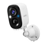 abetap Wireless Security Camera - Outdoor WiFi Security Cameras w/Color Night Vision, AI/PIR Detection, 2-Way Talk, Cloud/SD, Weatherproof, Battery Powered Outdoor Cameras for Home Security Outside