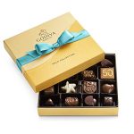 Godiva Chocolatier Chocolate Gift Box - Anniversary, Birthday and Summer Gifting - Assorted Luxury Chocolate Candy in a Blue Ribbon Classic Gold Box - 19 Pieces