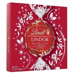 Lindt LINDOR Holiday Milk Chocolate Candy Modern Gift Box, 7.6 oz. (2023)