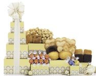 The Lindt Chocolate and Sweets Tower by Wine Country Gift Baskets