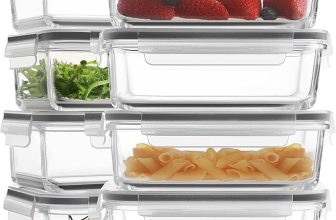 Glass Meal Prep Containers with Lids