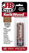 J-B Weld Tan KwikWood Wood Repair Epoxy Putty, 1 oz. Stick