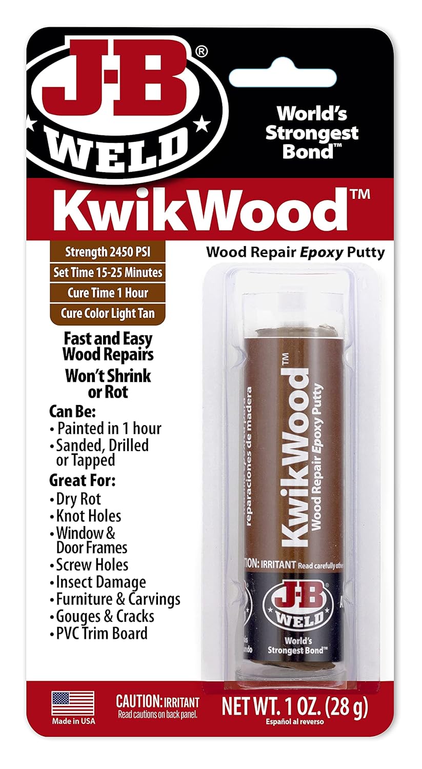 J-B Weld Tan KwikWood Wood Repair Epoxy Putty