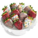 happy birthday chocolate covered strawberries