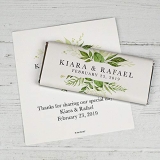 chocolate bar wedding favors