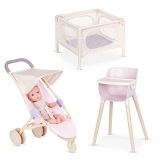 babi by battat doll nursery playset