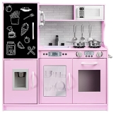 pink toy kitchen