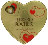 ferrero rocher heart shaped box