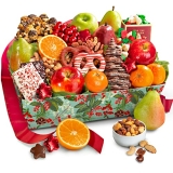 fruit and chocolate gift basket