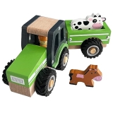 wooden tractor toy